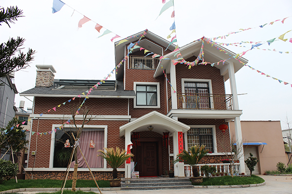 自建別墅（外墻磚、文化石、瀝青瓦）案例